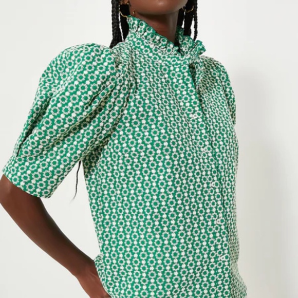 Greenbriar Eyelet Alicia Blouse NWT - Picture 2 of 11